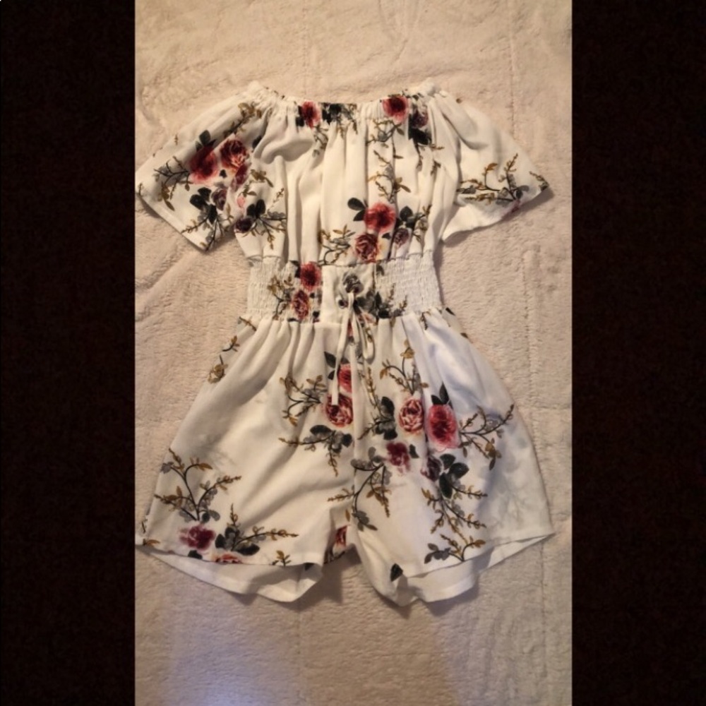 Women’s floral romper